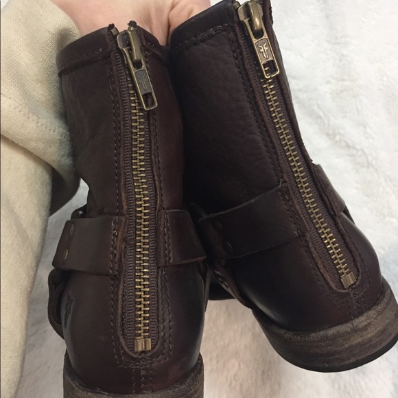 NWT Frye Phillips Harness short boots size 7 - Picture 4 of 8